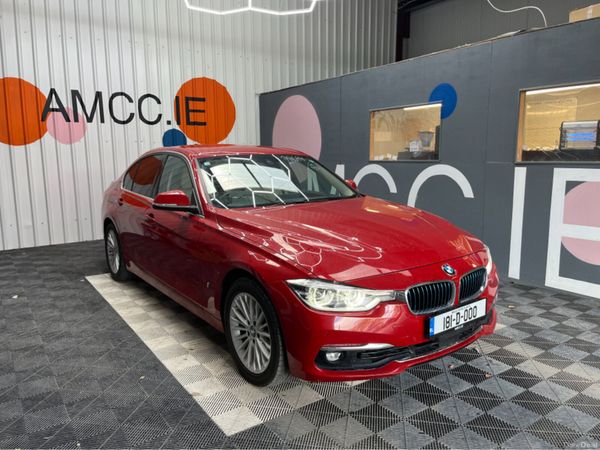 BMW 3-Series Saloon, Petrol Plug-in Hybrid, 2018, Red