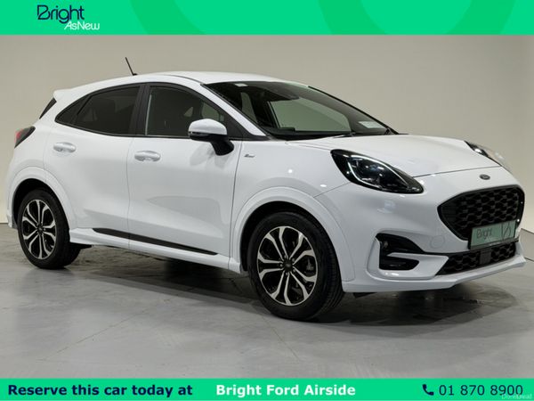 Ford Puma MPV, Petrol Hybrid, 2024, White