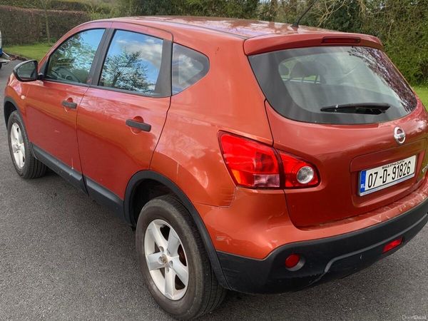 Nissan Qashqai Hatchback, Petrol, 2007, Orange