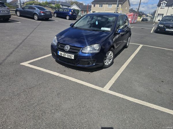 Volkswagen Golf Hatchback, Diesel, 2008, Blue