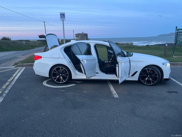 BMW 5-Series Saloon, Diesel, 2020, White