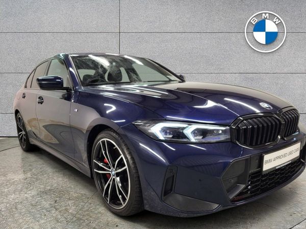 BMW 3-Series Saloon, Diesel Hybrid, 2024, Blue