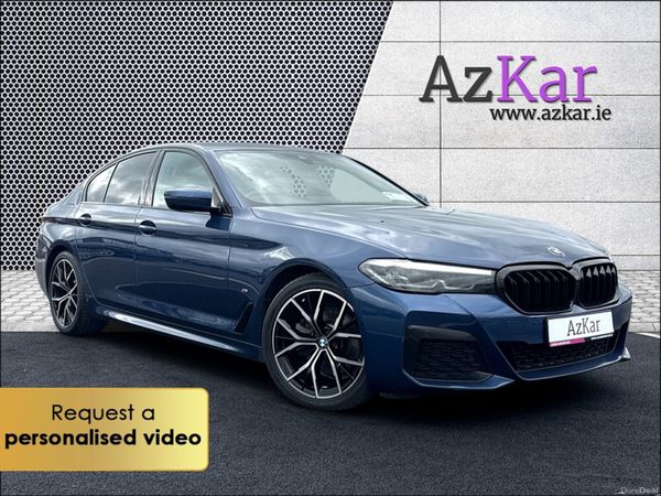 BMW 5-Series Saloon, Diesel, 2022, Blue