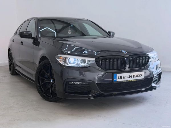 BMW 5-Series Saloon, Petrol Plug-in Hybrid, 2018, Grey