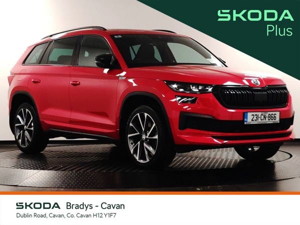 Skoda Kodiaq Estate, Diesel, 2023, Red