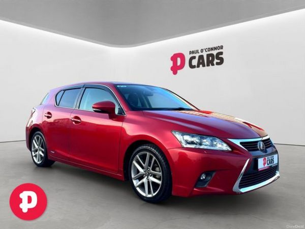 Lexus CT Hatchback, Petrol Hybrid, 2017, Red
