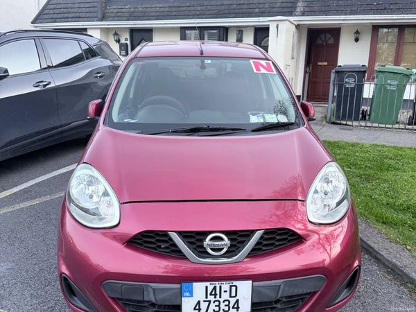 Nissan March Hatchback, Petrol, 2014, Red