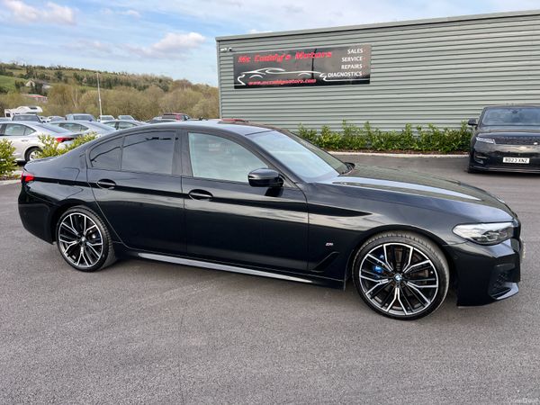 BMW 5-Series Saloon, Diesel Hybrid, 2022, Black