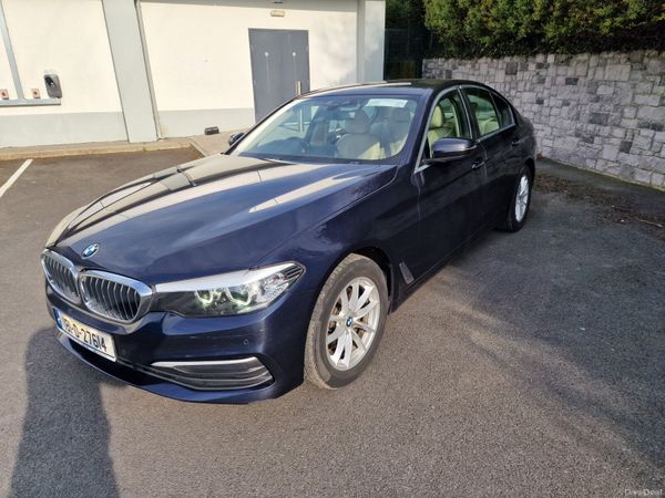 BMW 5-Series Saloon, Diesel, 2018, Blue