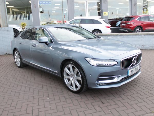 Volvo S90 Saloon, Petrol, 2018, Blue