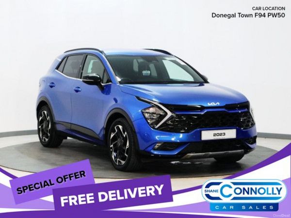Kia Sportage SUV, Petrol Hybrid, 2023, Blue