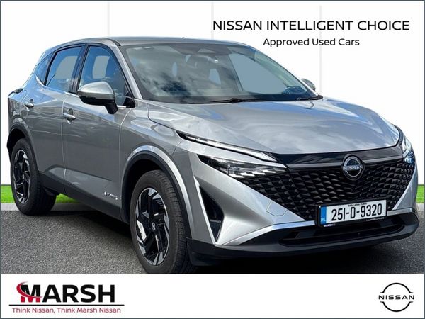 Nissan Qashqai SUV, Petrol Hybrid, 2025, Silver