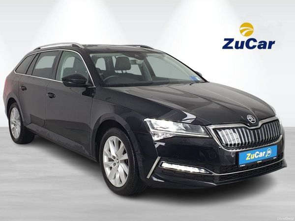 Skoda Superb Estate, Petrol Hybrid, 2023, Black