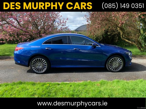 Mercedes-Benz CLA Coupe, Petrol Plug-in Hybrid, 2024, Blue