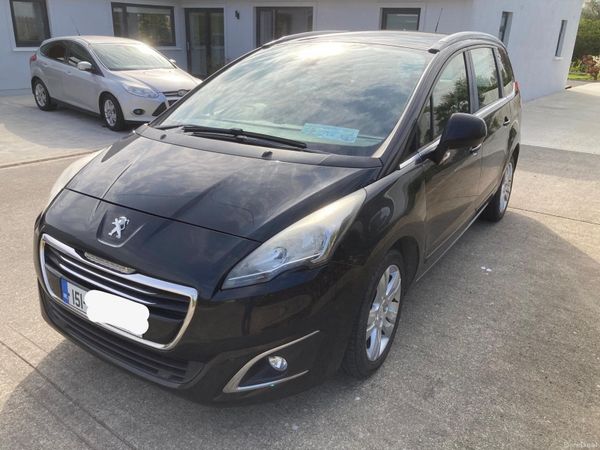 Peugeot 5008 MPV, Diesel, 2015, Black