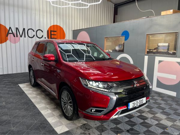 Mitsubishi Outlander SUV, Petrol Plug-in Hybrid, 2021, Red