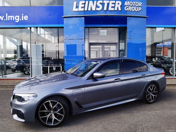 BMW 5-Series Saloon, Petrol Plug-in Hybrid, 2018, Blue