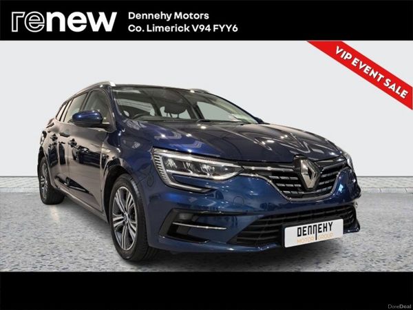 Renault Megane Estate, Petrol Plug-in Hybrid, 2021, Blue
