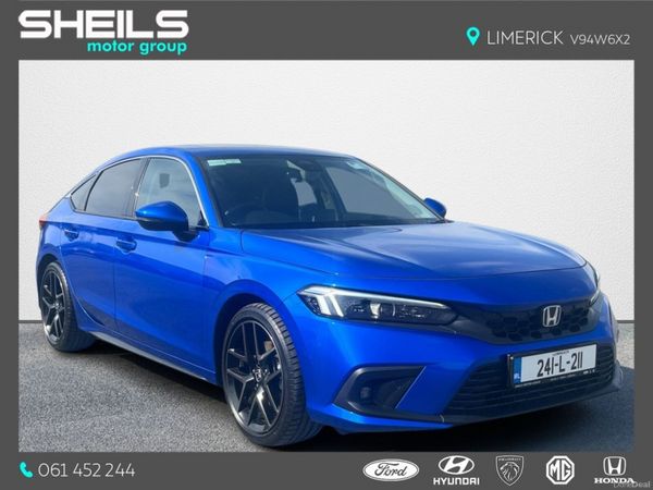 Honda Civic Hatchback, Petrol Hybrid, 2024, Blue