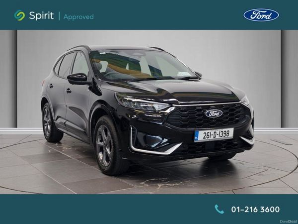 Ford Kuga SUV, Petrol Plug-in Hybrid, 2026, Black