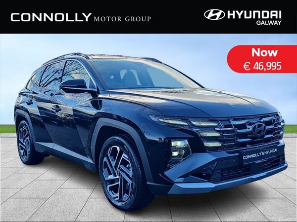 Hyundai Tucson SUV, Petrol Plug-in Hybrid, 2025, Black