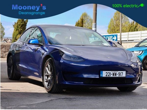 Tesla Model 3 Saloon, Electric, 2022, Blue