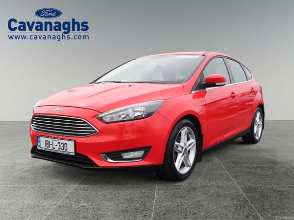 Ford Focus Hatchback, Diesel, 2018, Red