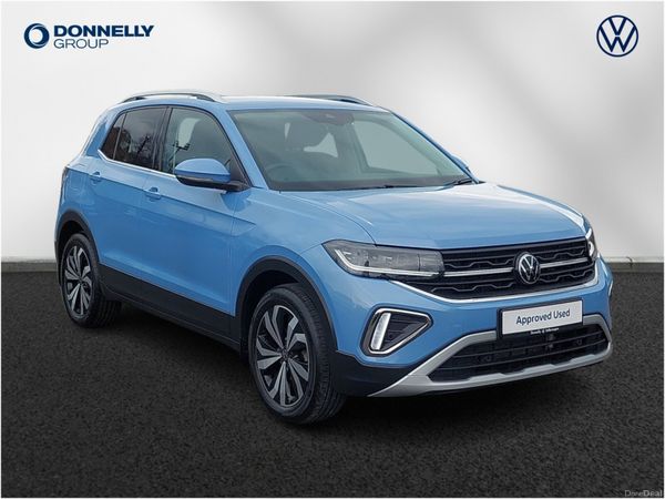 Volkswagen T-Cross Estate, Petrol, 2024, Blue