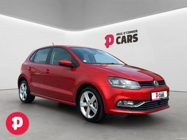 Volkswagen Polo Hatchback, Petrol, 2016, Red