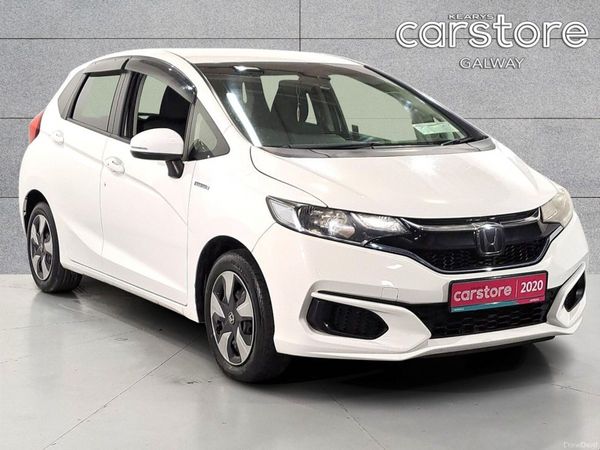Honda Fit Hatchback, Petrol Hybrid, 2020, White