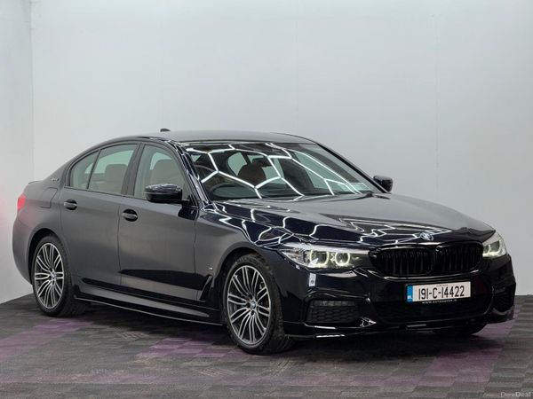 BMW 5-Series Saloon, Petrol Plug-in Hybrid, 2019, Black