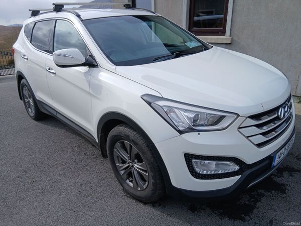 Hyundai Santa Fe SUV, Diesel, 2014, White