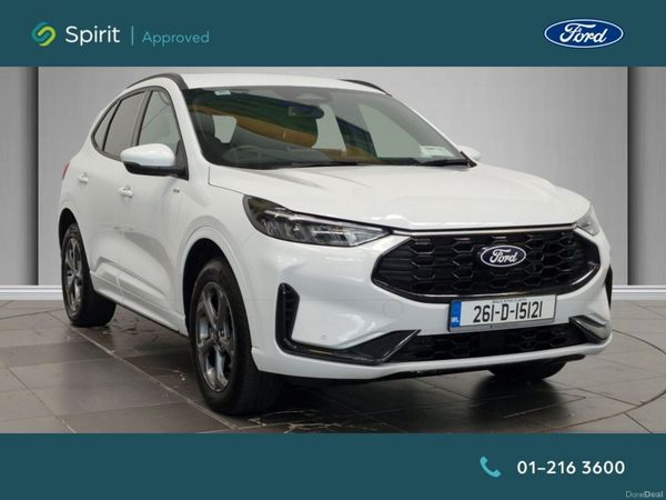 Ford Kuga SUV, Petrol Plug-in Hybrid, 2026, White