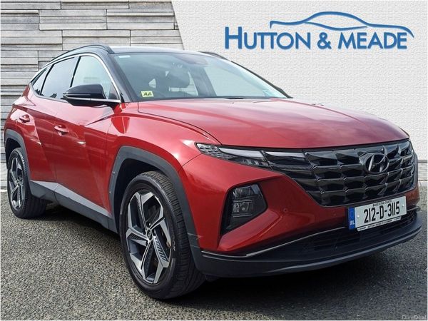 Hyundai Tucson SUV, Petrol Hybrid, 2021, Red