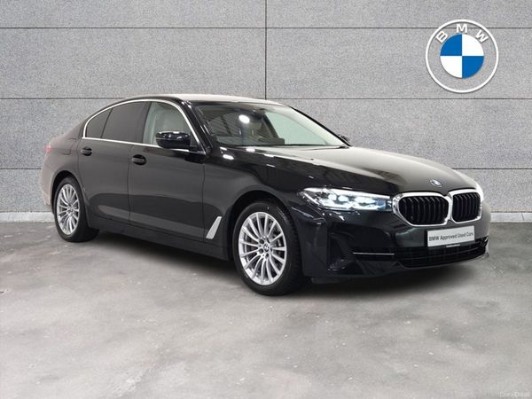 BMW 5-Series Saloon, Petrol Plug-in Hybrid, 2022, Black