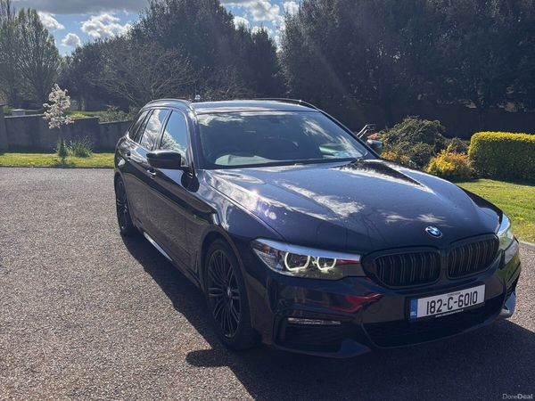 BMW 5-Series Estate, Diesel, 2018, Black