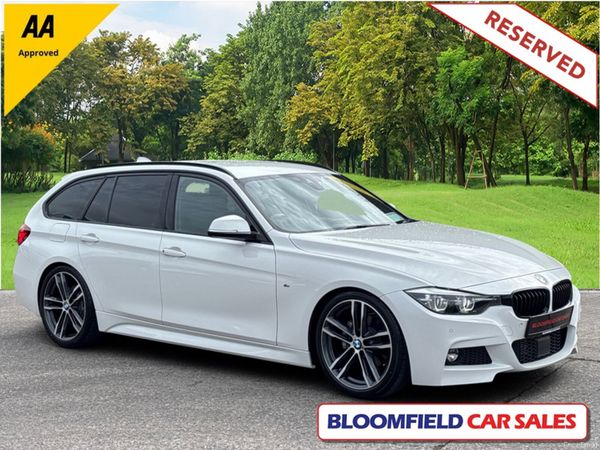 BMW 3-Series Estate, Diesel, 2019, White