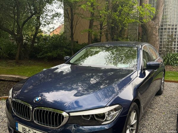 BMW 5-Series Saloon, Diesel, 2018, Blue
