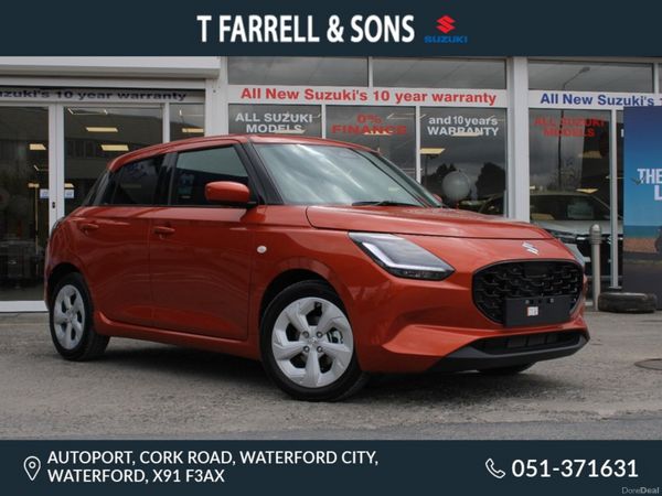 Suzuki Swift Hatchback, Petrol Hybrid, 2027, Orange