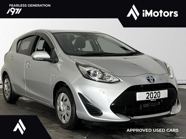 Toyota Aqua Hatchback, Petrol Hybrid, 2020, Silver