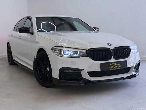 BMW 5-Series Saloon, Petrol Plug-in Hybrid, 2018, White