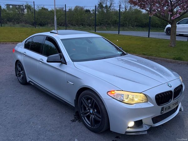 BMW 5-Series Saloon, Diesel, 2011, Silver
