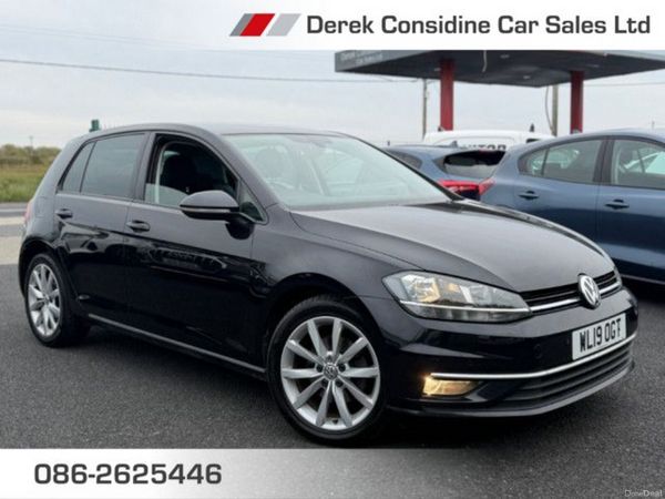 Volkswagen Golf Hatchback, Diesel, 2019, Black