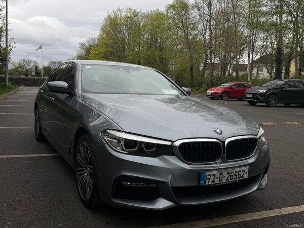 BMW 5-Series Saloon, Petrol Plug-in Hybrid, 2017, Blue
