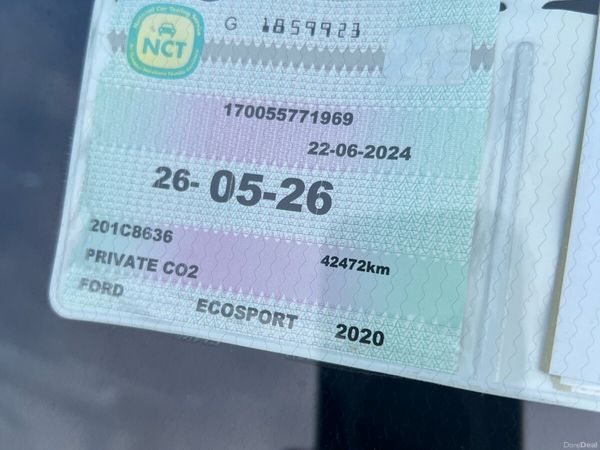 Ford EcoSport SUV, Petrol, 2020, Blue