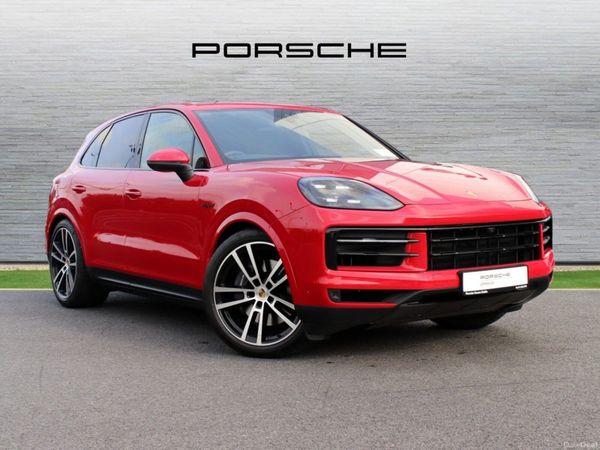 Porsche Cayenne SUV, Petrol Hybrid, 2025, Red