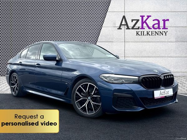 BMW 5-Series Saloon, Diesel, 2022, Blue