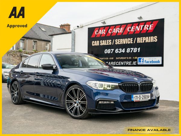 BMW 5-Series Saloon, Diesel, 2017, Blue