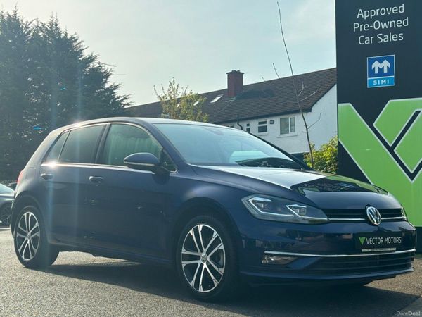 Volkswagen Golf Hatchback, Petrol, 2020, Blue