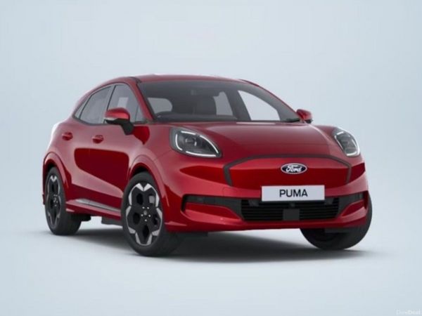 Ford Puma SUV, Electric, 2026, Red
